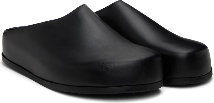 Studio Nicholson Black Wearing Slip-on Loafers - Image 4