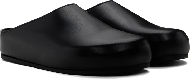 Studio Nicholson Black Wearing Slip-on Loafers - Image 4