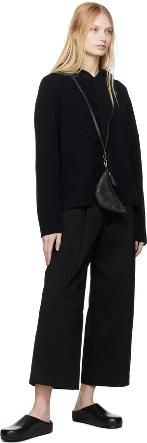 Studio Nicholson Black Wearing Slip-on Loafers - Image 5