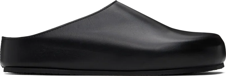 Studio Nicholson Black Wearing Slip-on Loafers