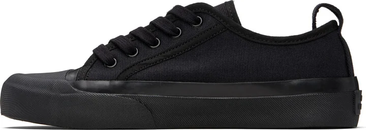 Studio Nicholson Navy Byrd Canvas Sneakers - Image 3