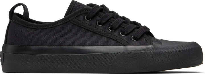 Studio Nicholson Navy Byrd Canvas Sneakers