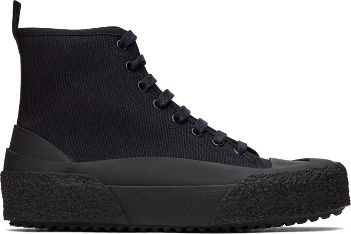 Studio Nicholson Navy Numbers Sneakers
