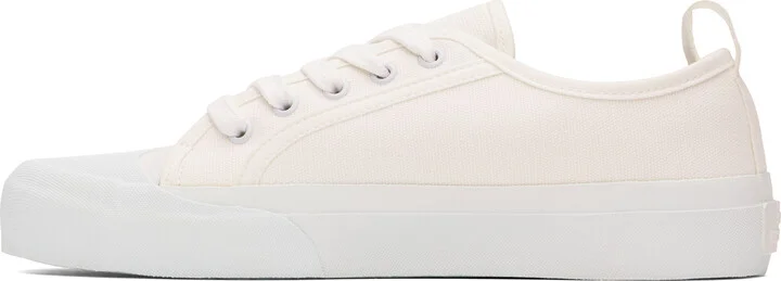 Studio Nicholson Off-White Byrd Canvas Sneakers - Image 3