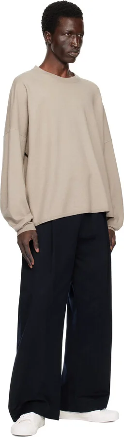 Studio Nicholson Off-White Byrd Canvas Sneakers - Image 5