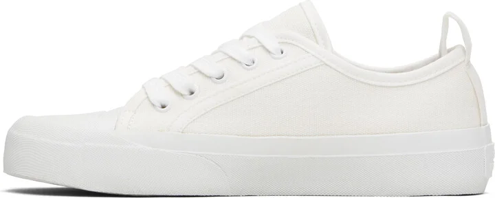 Studio Nicholson Off-White Byrd Canvas Sneakers - Image 3