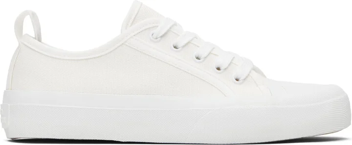 Studio Nicholson Off-White Byrd Canvas Sneakers