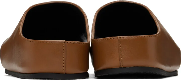 Studio Nicholson SSENSE Exclusive Brown Wearing Slip-On Loafers - Image 2