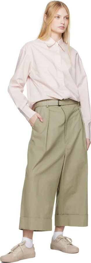 Studio Nicholson Taupe Byrd Canvas Sneakers - Image 5
