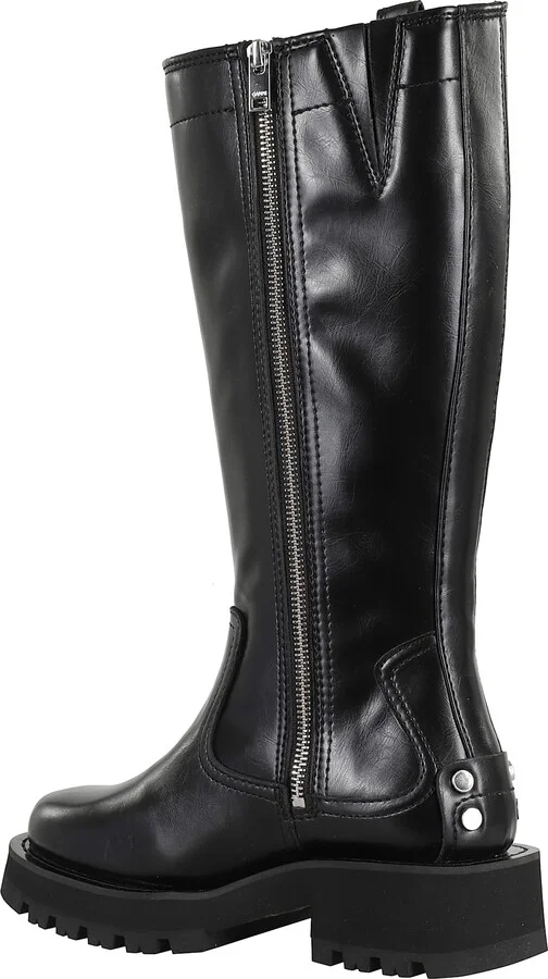 Studs High Boot Crinkle - Image 3