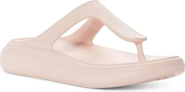 Stuflex Sandals Womens US 8 Rosewater Slip On Wedge Thong KHD574