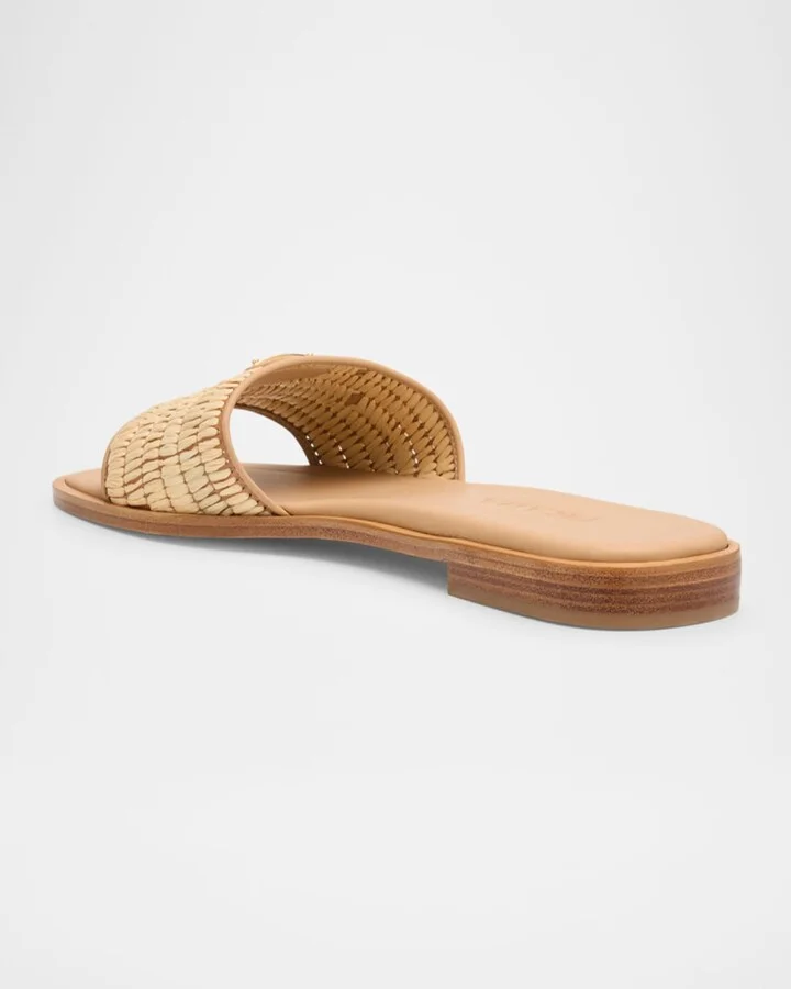 Stuoia Raffia Easy Slide Sandals - Image 5