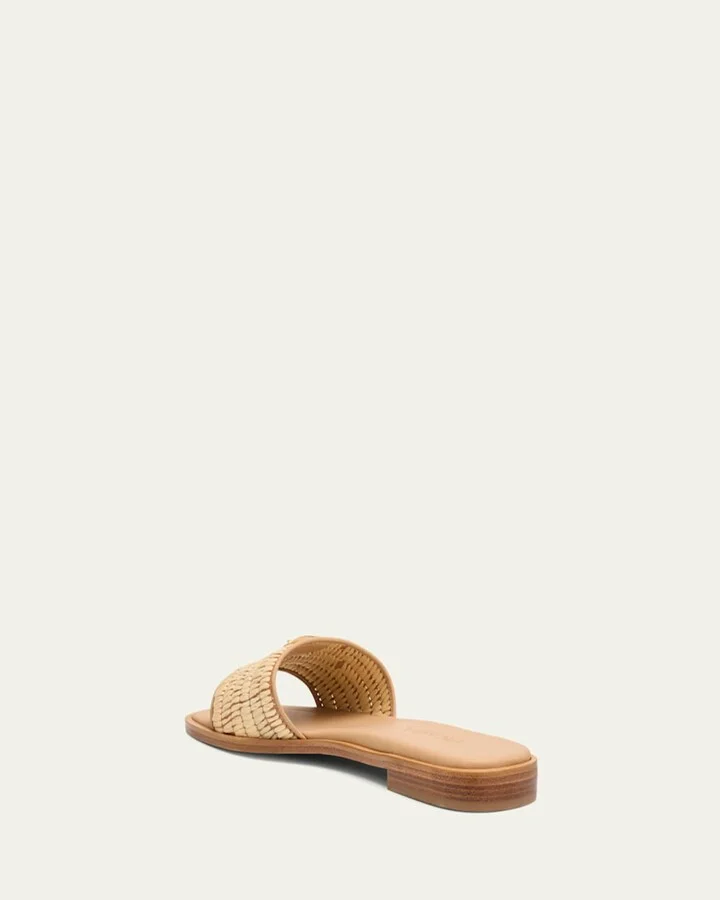 Stuoia Raffia Easy Slide Sandals - Image 6