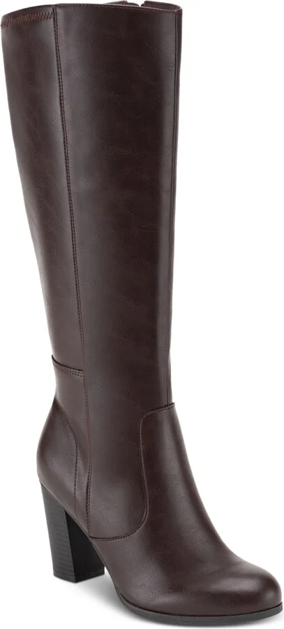 Style & Co Women's Addyy Knee High Dress Boots, Created for Macy's