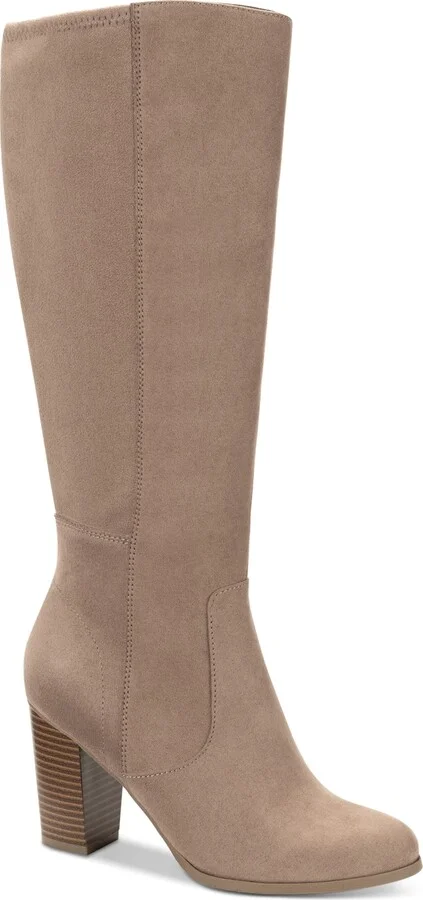 Style & Co Women's Addyy Knee High Wide Calf Dress Boots, Created for Macy's