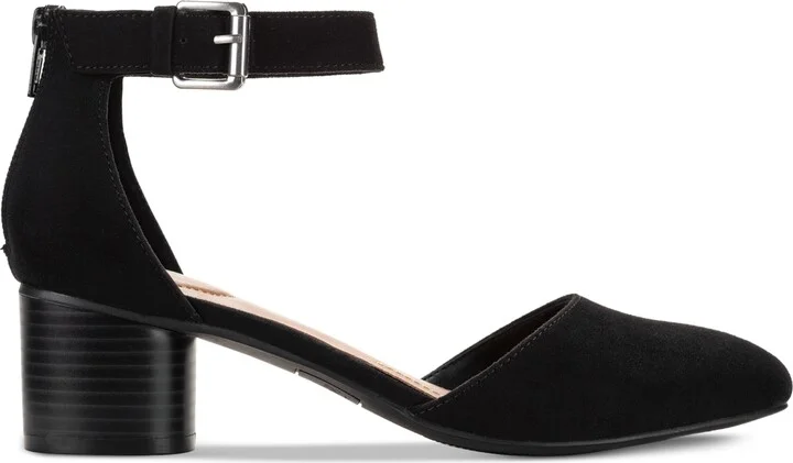 Style & Co Women's Alinaa Two Piece Stacked Heel Dress Pumps, Created for Macy's - Image 2