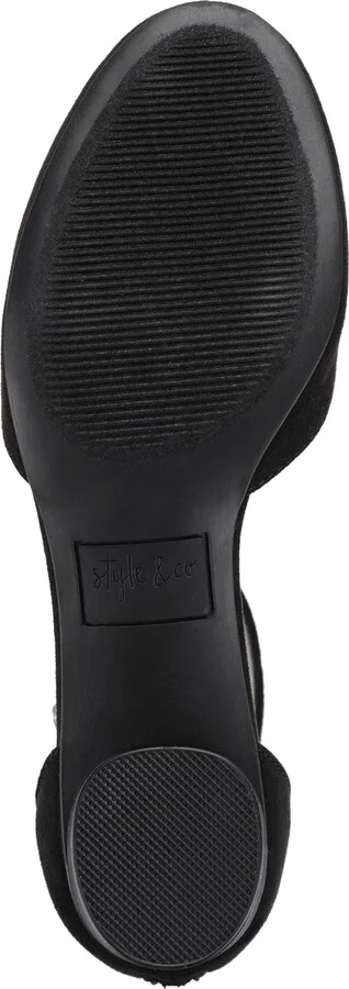 Style & Co Women's Alinaa Two Piece Stacked Heel Dress Pumps, Created for Macy's - Image 5
