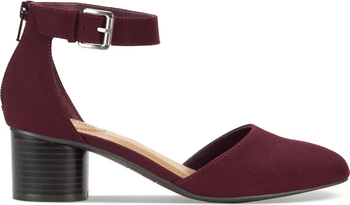 Style & Co Women's Alinaa Two Piece Stacked Heel Dress Pumps, Created for Macy's - Image 6