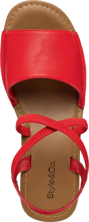 Style & Co Women's Babettee Crisscross Wedge Sandals, Exclusively at Macy's - Image 3
