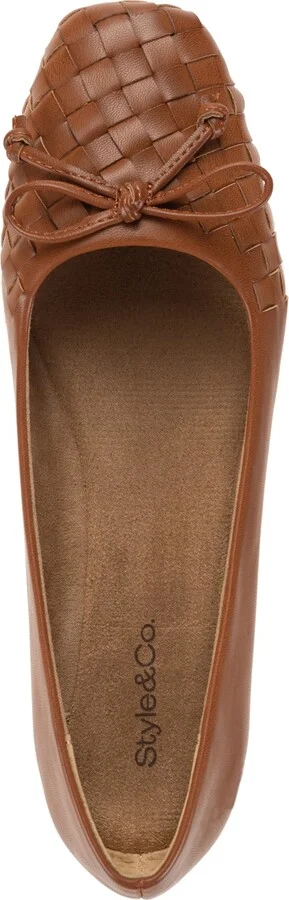 Style & Co Women's Baileyy Woven Snip Toe Ballet Flats, Exclusively at Macy's - Image 7