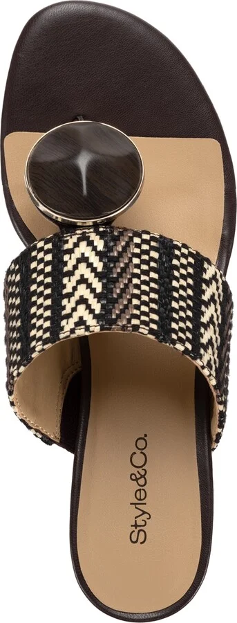 Style & Co Women's Brandyy Embellished Raffia Sandals, Exclusively at Macy's - Image 7