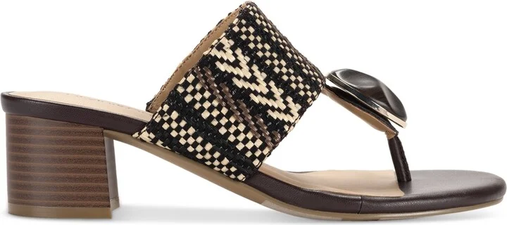 Style & Co Women's Brandyy Embellished Raffia Sandals, Exclusively at Macy's - Image 9