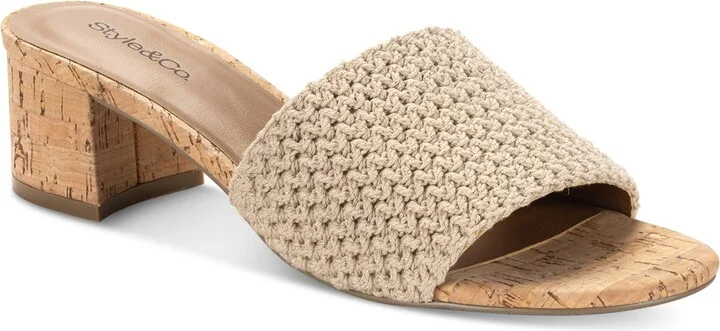 Style & Co Women's Brycee Crochet Sandals, Exclusively at Macy's - Image 6