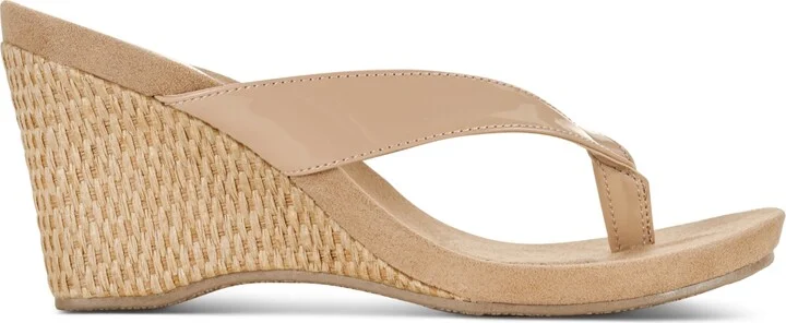 Style & Co Women's Chicklet Wedge Thong Sandals, Created for Macy's - Image 2