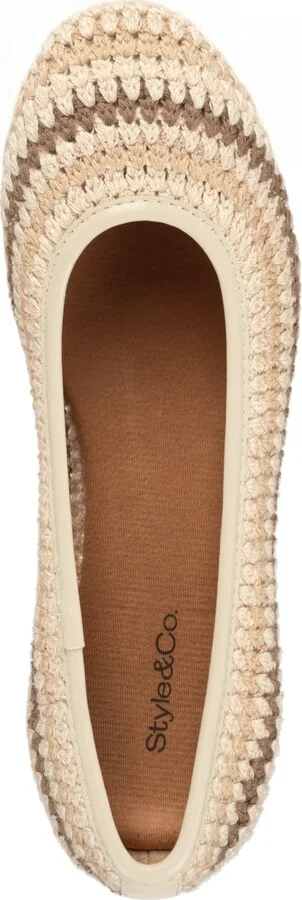 Style & Co Women's Elsaa Crochet Flats, Exclusively at Macy's - Image 4