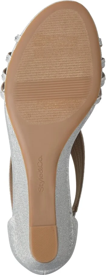 Style & Co Women's Ginifur Embellished Strappy Wedge Sandals, Created for Macy's - Image 2