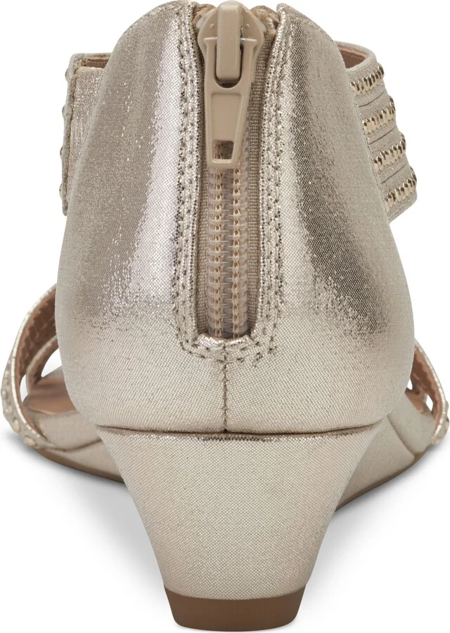 Style & Co Women's Ginifur Embellished Strappy Wedge Sandals, Created for Macy's - Image 8