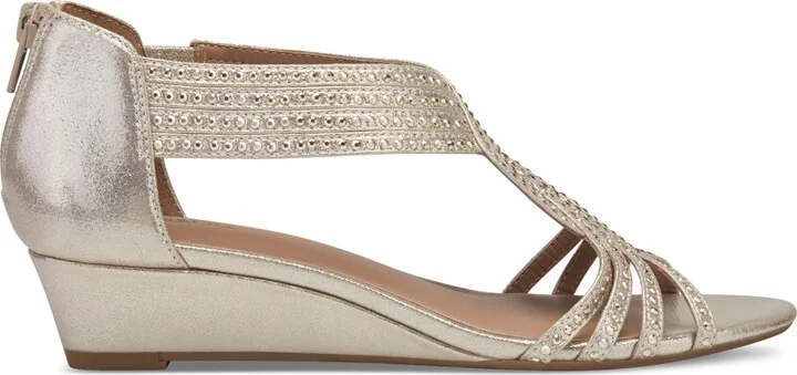 Style & Co Women's Ginifur Embellished Strappy Wedge Sandals, Created for Macy's - Image 9