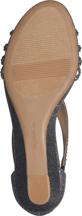 Style & Co Women's Ginifur Embellished Strappy Wedge Sandals, Created for Macy's - Image 11
