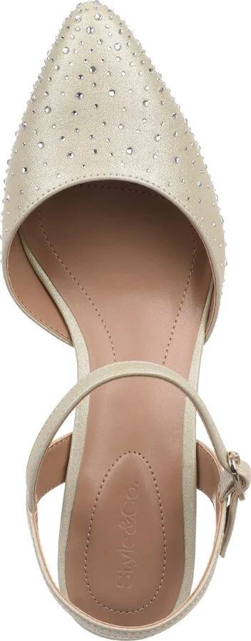 Style & Co Women's Gwenn Evening Shimmer Heels, Exclusively at Macy's - Image 4