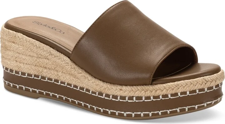 Style & Co Women's Hayess Wedge Sandals, Exclusively at Macy's