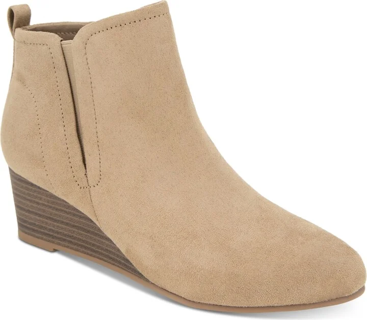 Style & Co Women's Joviee Wedge Booties, Created for Macy's