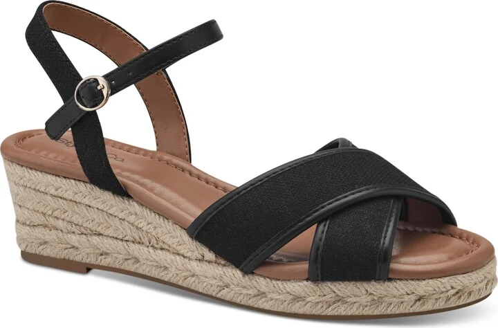 Style & Co Women's Leahh Strappy Espadrille Wedge Sandals, Created for Macy's