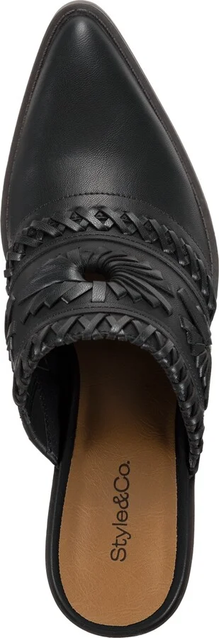Style & Co Women's Lucyy Stitch Detail Block Heel Mules, Exclusively at Macy's - Image 4