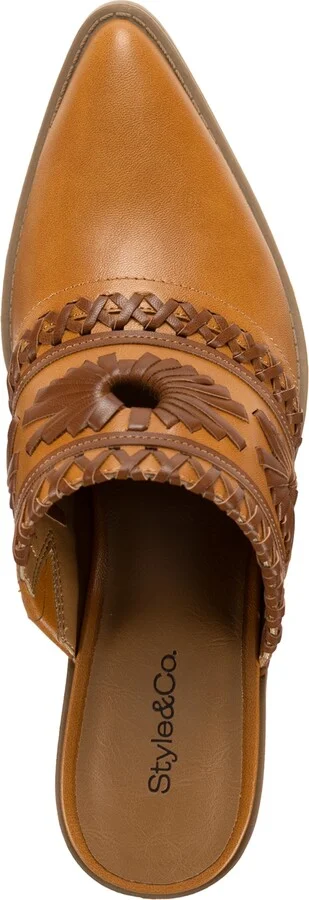 Style & Co Women's Lucyy Stitch Detail Block Heel Mules, Exclusively at Macy's - Image 8