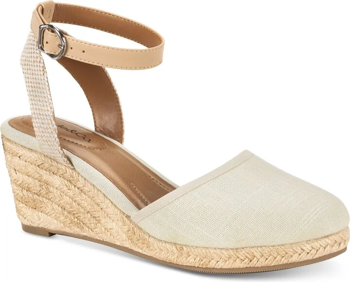 Style & Co Women's Mailena Wedge Espadrille Sandals, Created for Macy's
