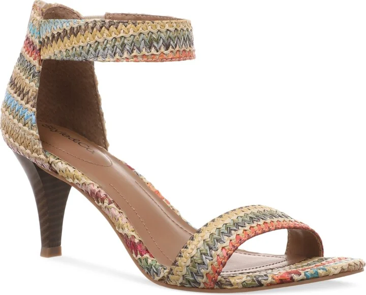 Style & Co Women's Paycee Two-Piece Dress Sandals, Created for Macy's
