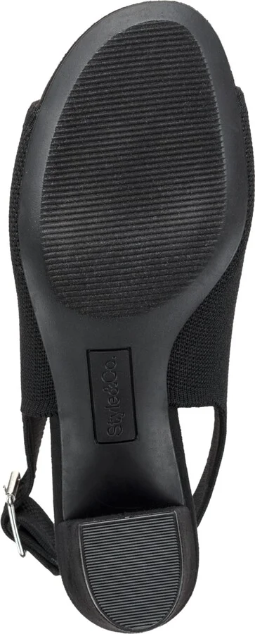 Style & Co Women's Peyyton Slingback Knit Dress Shooties, Exclusively at Macy's - Image 10