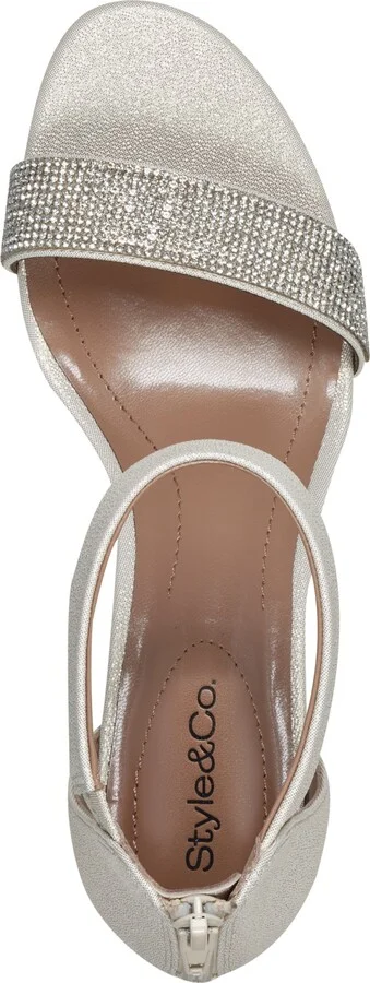Style & Co Women's Phillys Two-Piece Evening Sandals, Created for Macy's - Image 5