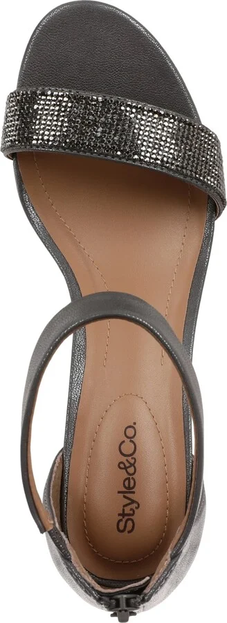 Style & Co Women's Phillys Two-Piece Evening Sandals, Created for Macy's - Image 8