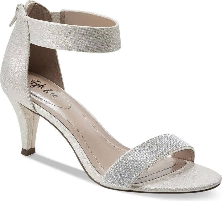 Style & Co Women's Phillys Two-Piece Evening Sandals, Created for Macy's