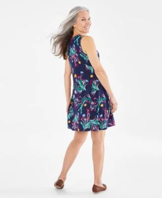 Style Co Womens Printed Flip Flop Dress Slip On Loafers Created For Macys - Image 3