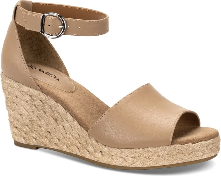 Style & Co Women's Seleeney Wedge Sandals, Created for Macy's