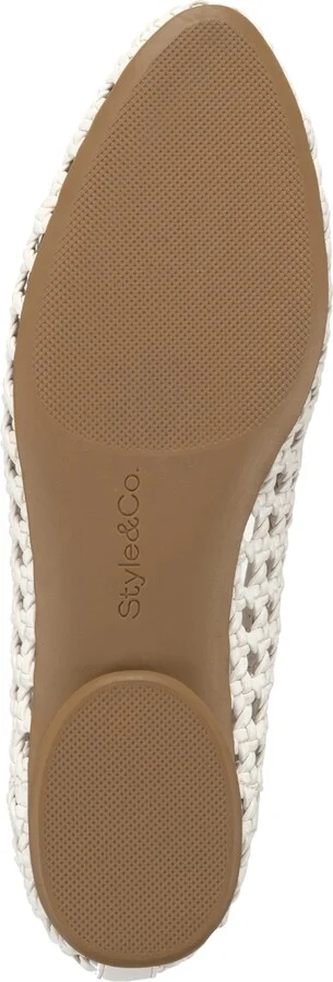 Style & Co Women's Tessa Flat Woven Flats, Exclusively at Macy's - Image 5