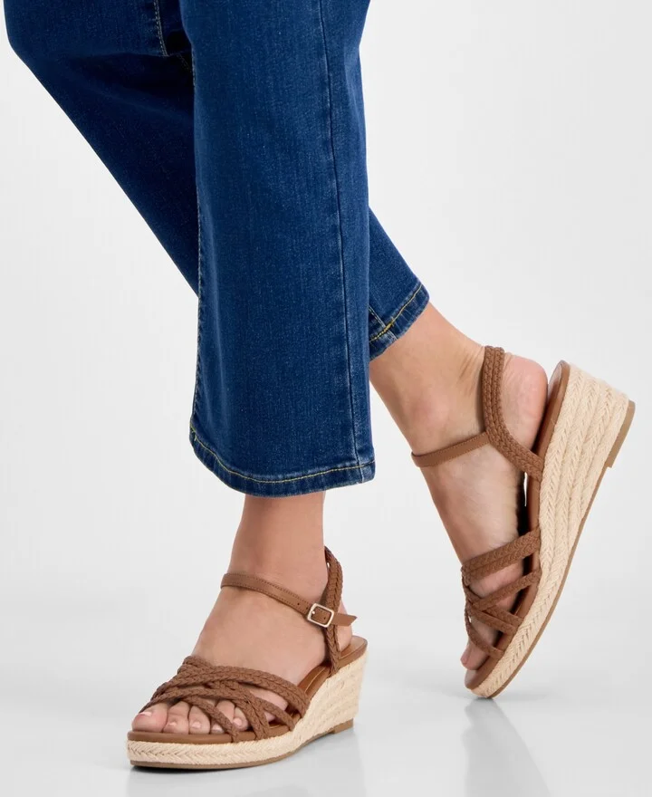 Style & Co Women's Vanaa Wedge Sandals, Exclusively at Macy's - Image 10