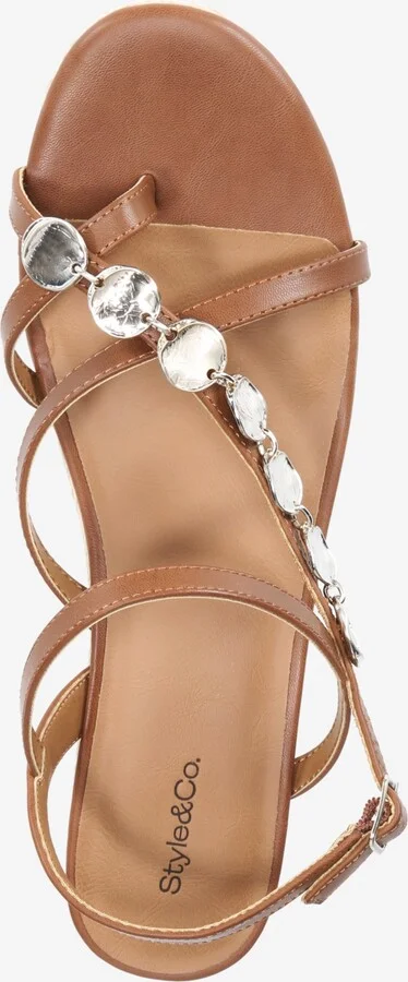 Style & Co Women's Vernn Embellished Wedge Sandals, Exclusively at Macy's - Image 5